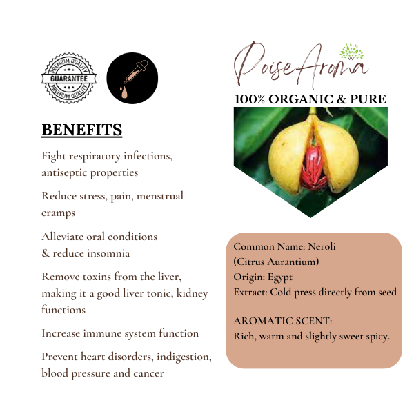 Organic Nutmeg Essential Oil - PoiseAroma